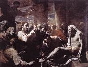 PRETI, Mattia The Raising of Lazarus  hfy oil painting picture wholesale